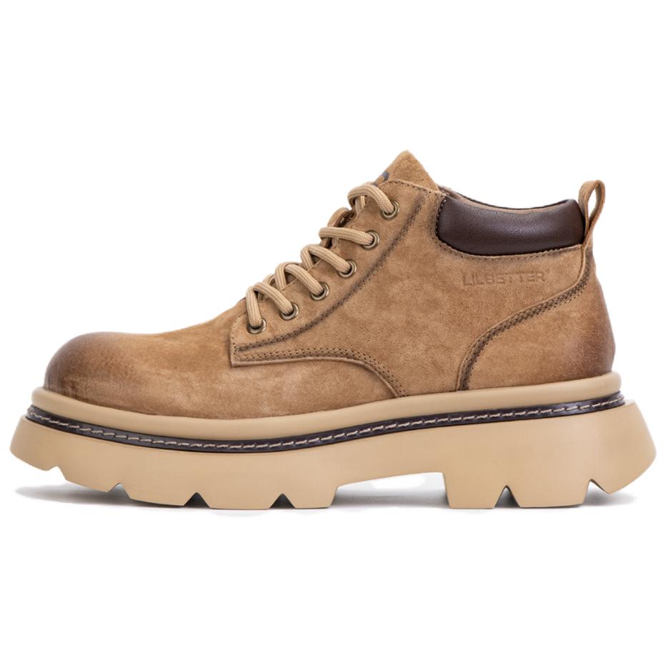 Lilbetter Британские винтажные зимние мартинсы на платформе для увеличения роста мужские - пшенично-желтые (с меховой подкладкой), цвет Wheat Yellow (Fleece-Lined) 
Lilbetter Британские винтажные зимние мартинсы на платформе для увеличения роста мужские - пшенично-желтые (с меховой подкладкой), цвет Wheat Yellow (Fleece-Lined)