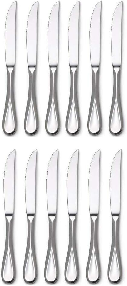 Нож для стейка Mikasa Bravo Premium из нержавеющей стали, серебро (набор из 12 шт.), Silver
Нож для стейка Mikasa Bravo Premium из нержавеющей стали, серебро (набор из 12 шт.), Silver