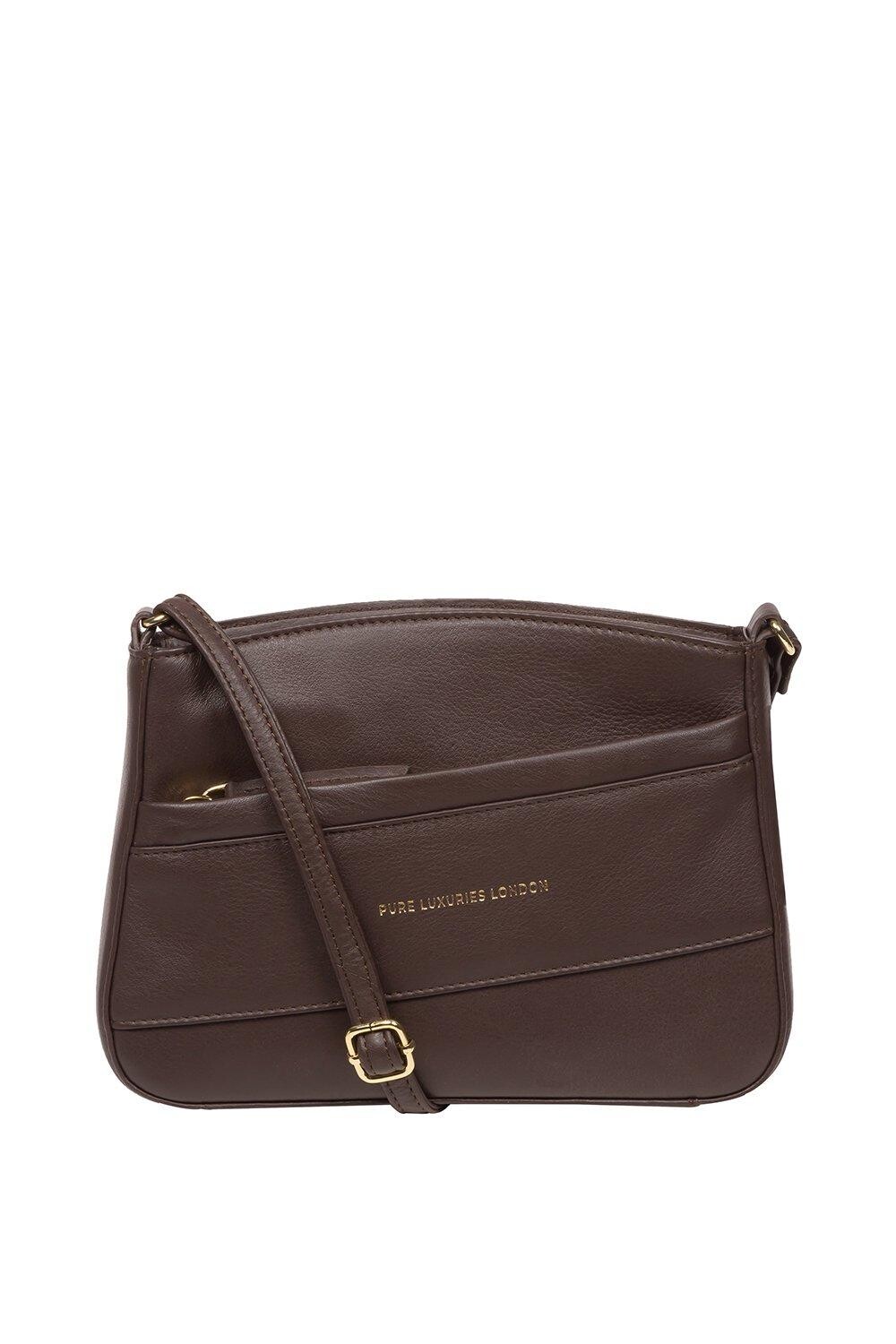 'Helena' Сумка через плечо из кожи наппа Pure Luxuries London, коричневый
'Helena' Сумка через плечо из кожи наппа Pure Luxuries London, коричневый