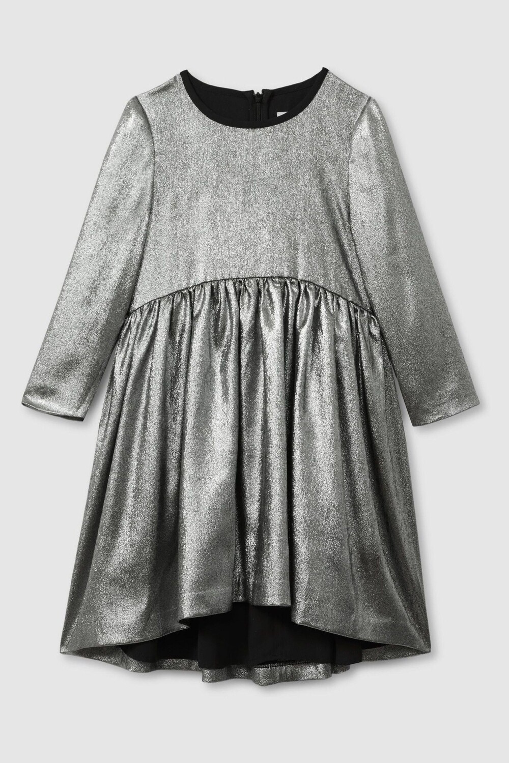 Платье Joy с металлическим отливом и расклешенной юбкой Reiss, серебряный
Платье Joy с металлическим отливом и расклешенной юбкой Reiss, серебряный