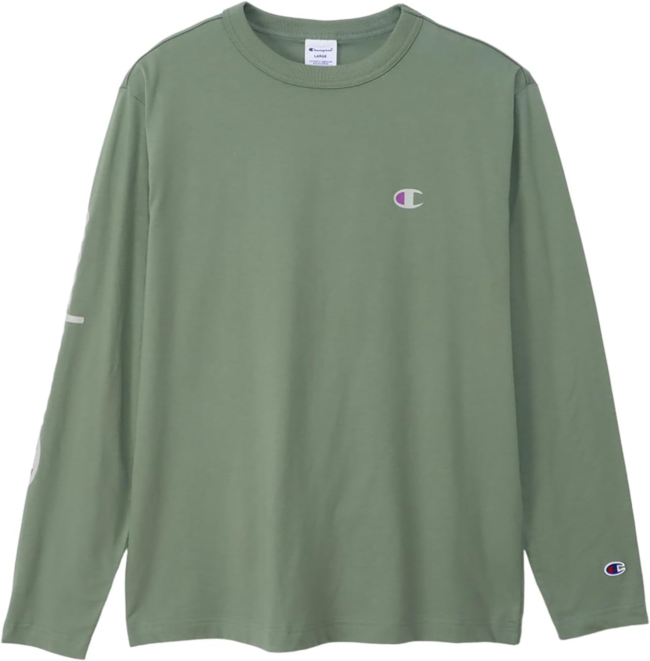 Мужская футболка с длинным рукавом Champion, круглый вырез, 100% хлопок, логотип One-Point, базовая модель, C3-Z413
Мужская футболка с длинным рукавом Champion, круглый вырез, 100% хлопок, логотип One-Point, базовая модель, C3-Z413