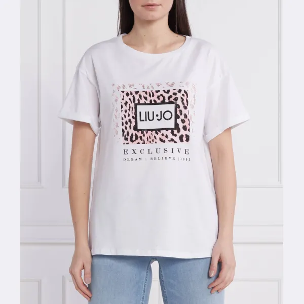 Футболка свободного кроя Liu Jo, белый
Футболка свободного кроя Liu Jo, белый