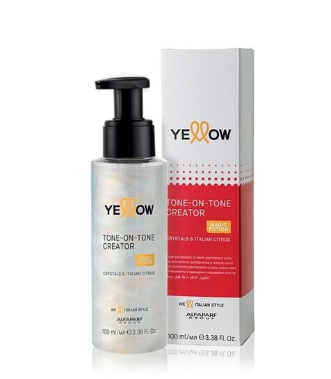 Краситель тон в тон без аммиака, 100 мл Yellow Creator, Alfaparf
Краситель тон в тон без аммиака, 100 мл Yellow Creator, Alfaparf