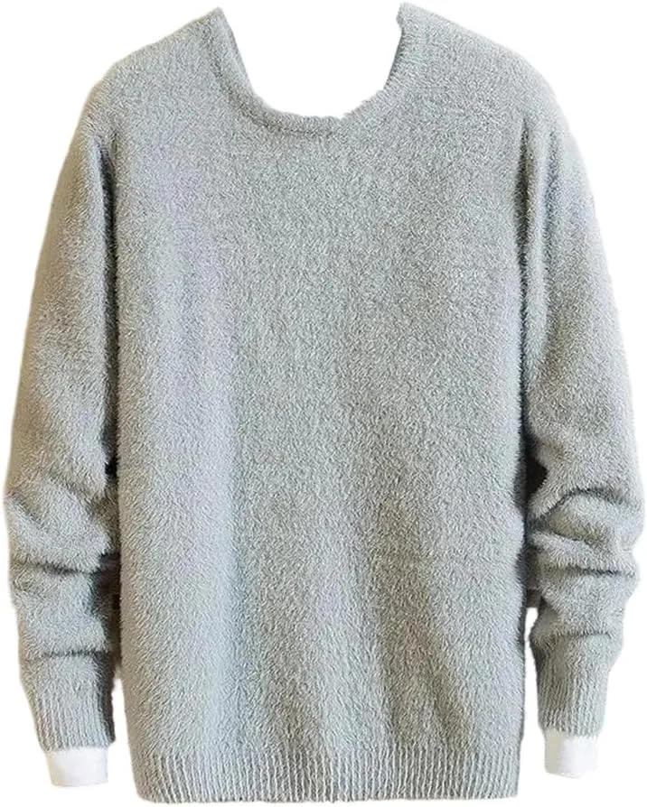 Мужской свитер с воротником-стойкой, осенне-зимний, утепленный, с фактурным узором
Мужской свитер с воротником-стойкой, осенне-зимний, утепленный, с фактурным узором