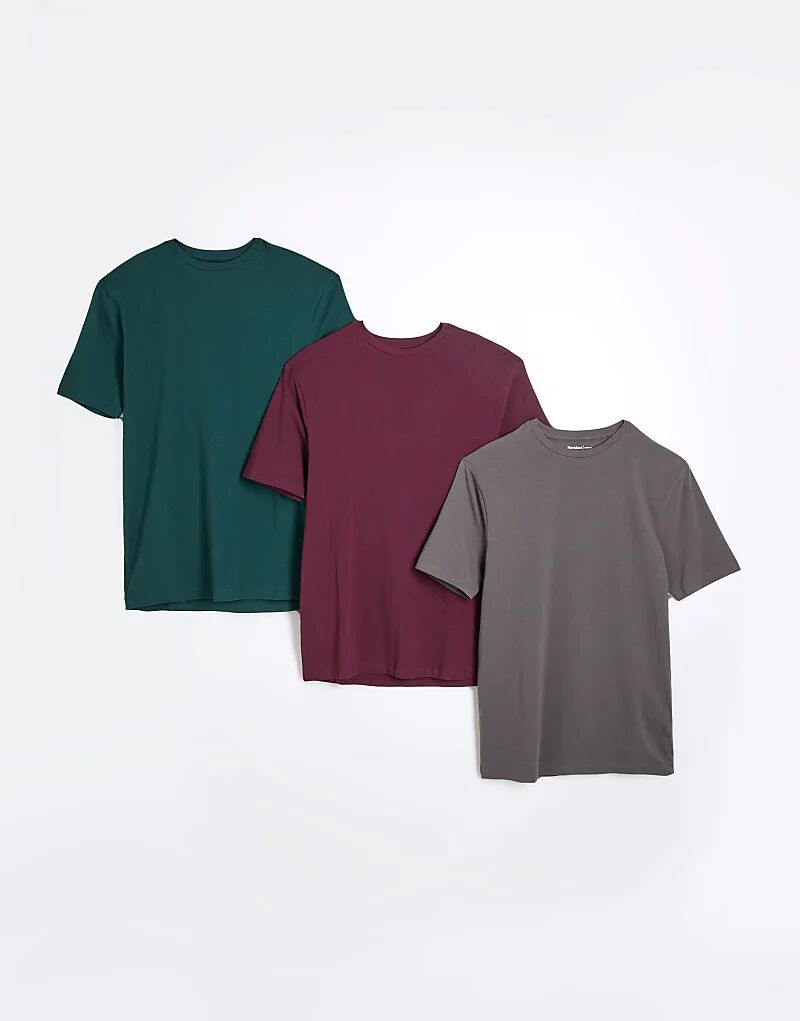 Футболки Muscle Fit, 3 шт. в упаковке, разноцветные River Island
Футболки Muscle Fit, 3 шт. в упаковке, разноцветные River Island