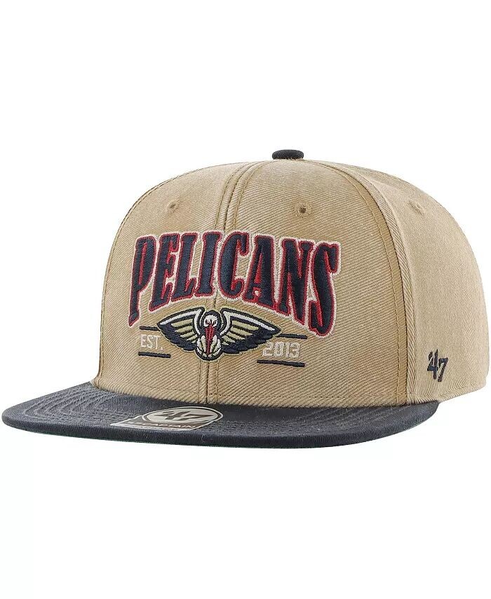 Мужская кепка цвета хаки, темно-синяя с потертостями New Orleans Pelicans Chilmark Captain Snapback '47 Brand, коричневый
Мужская кепка цвета хаки, темно-синяя с потертостями New Orleans Pelicans Chilmark Captain Snapback '47 Brand, коричневый