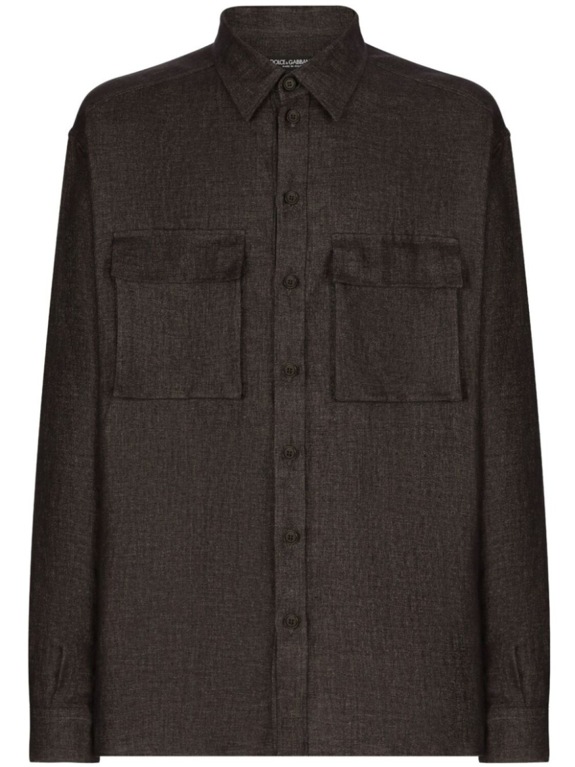Dolce & Gabbana льняная рубашка с карманами, коричневый
Dolce & Gabbana льняная рубашка с карманами, коричневый