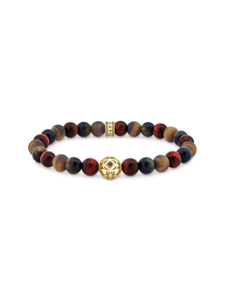 Thomas Sabo Браслет из бусин тигрового глаза золотого, коричневого и черного цвета
Thomas Sabo Браслет из бусин тигрового глаза золотого, коричневого и черного цвета