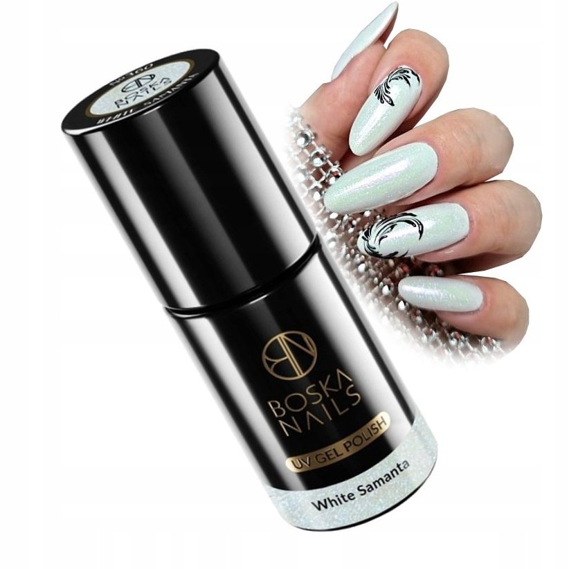 Boska Nails 360 White Samantha Hybrid UV/LED лак для ногтей белый с частицами 6 мл
Boska Nails 360 White Samantha Hybrid UV/LED лак для ногтей белый с частицами 6 мл