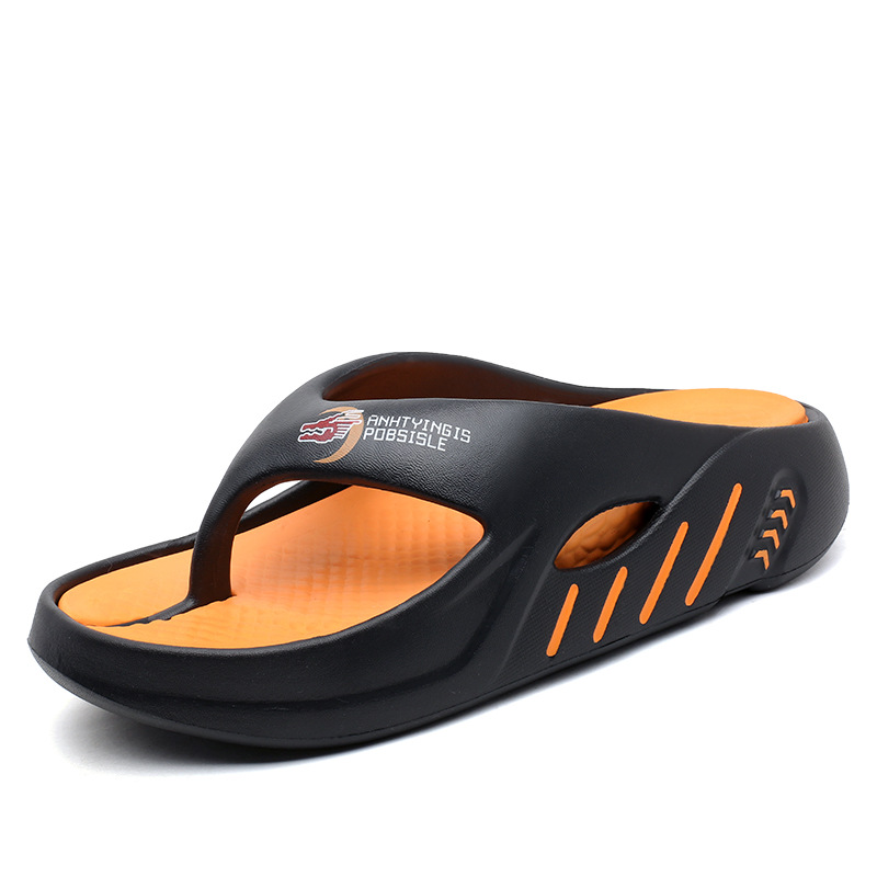 TAFN Шлепанцы мужские черно-оранжевые
TAFN Шлепанцы мужские черно-оранжевые