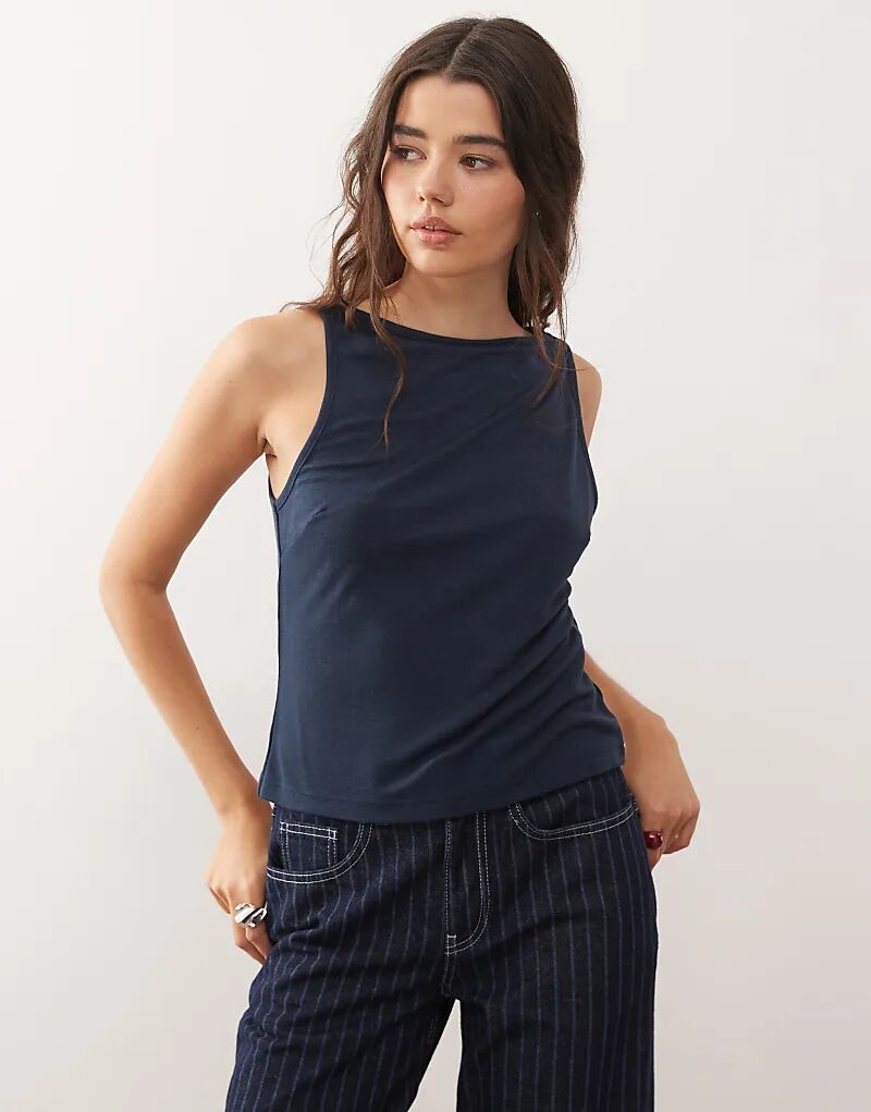 COLLUSION фактурный жилет с косым вырезом, темно-синий
COLLUSION фактурный жилет с косым вырезом, темно-синий