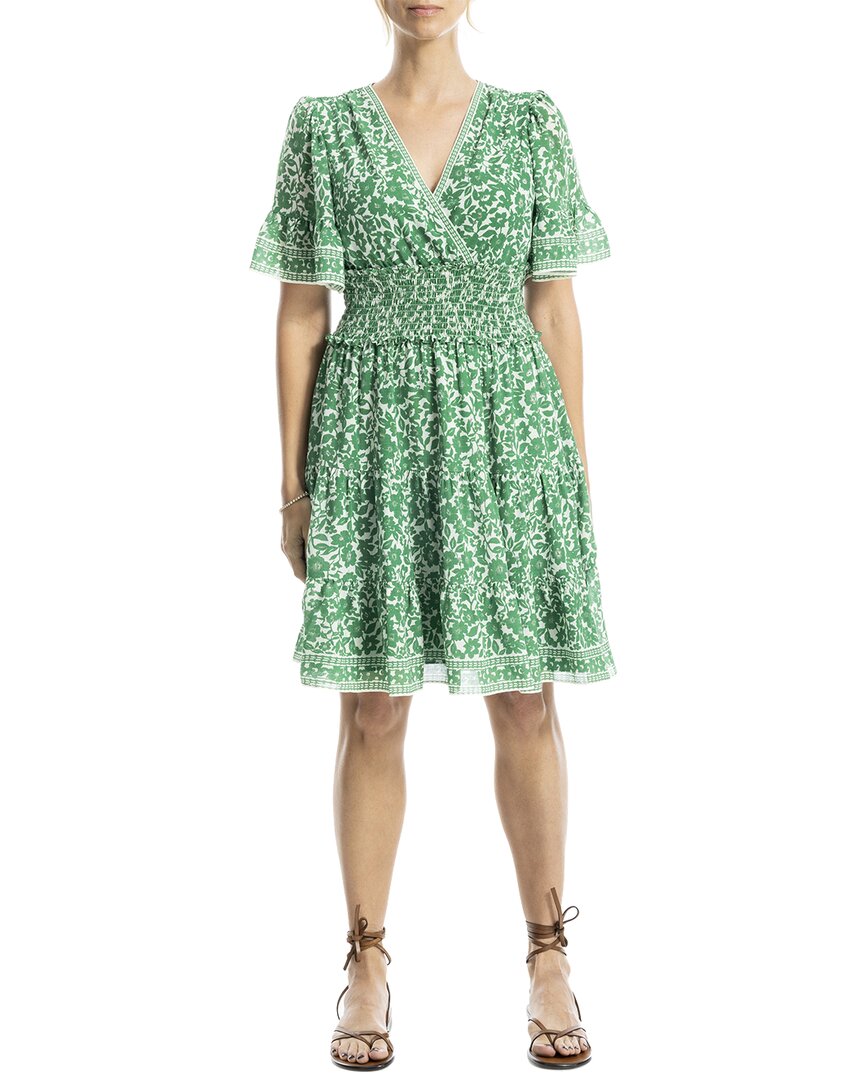 Max Studio Платье с запахом и колоколообразными рукавами, зеленый
Max Studio Платье с запахом и колоколообразными рукавами, зеленый