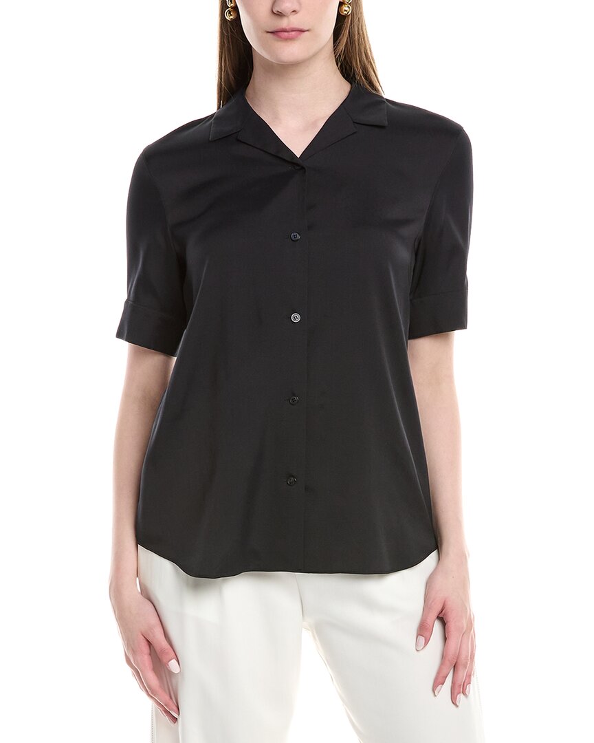 Lafayette 148 New York Рубашка приталенная из смесового шелка с отложным воротником, темно-синий
Lafayette 148 New York Рубашка приталенная из смесового шелка с отложным воротником, темно-синий