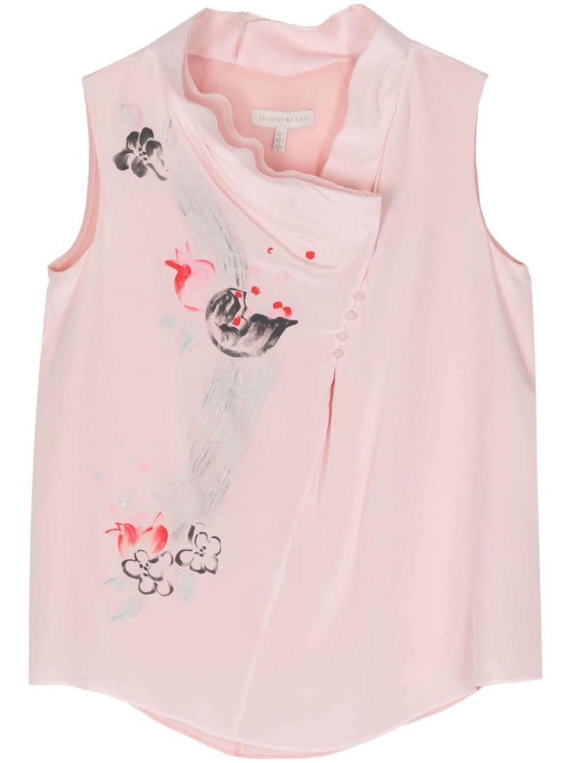 Шелковый топ с цветочным принтом SHIATZY CHEN, розовый
Шелковый топ с цветочным принтом SHIATZY CHEN, розовый