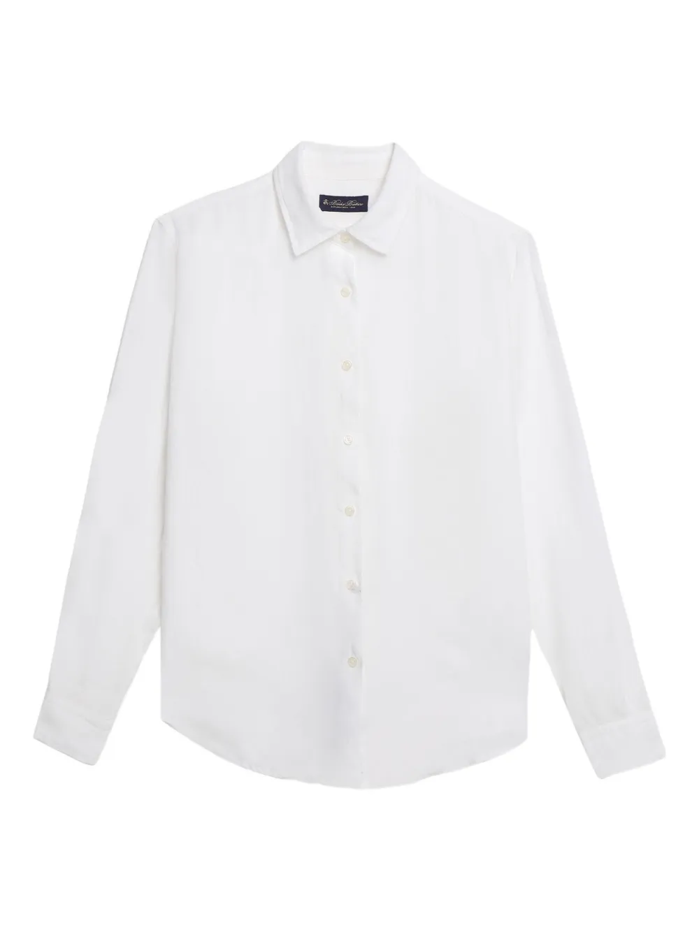 Льняная рубашка с длинными рукавами Brooks Brothers, белый
Льняная рубашка с длинными рукавами Brooks Brothers, белый