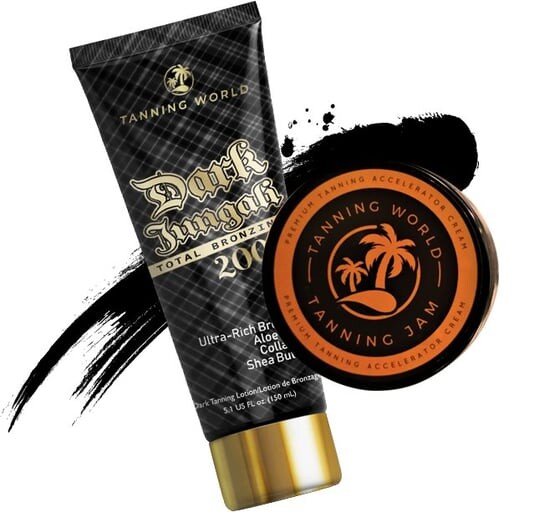 Набор косметики для загара, Премиум-ускоритель + Темное Джунгали Tanning World
Набор косметики для загара, Премиум-ускоритель + Темное Джунгали Tanning World
