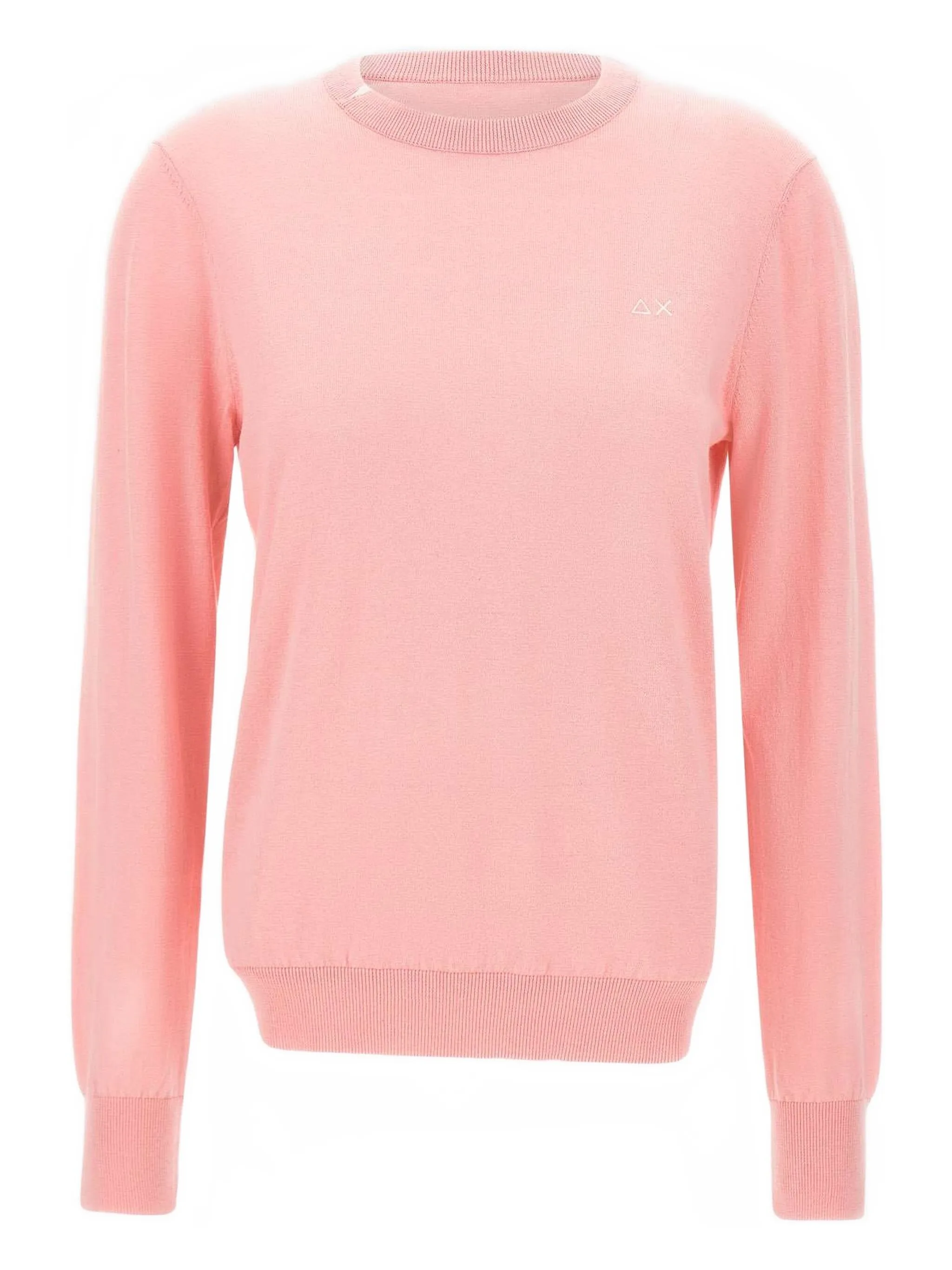 Свитер в рубчик с вышивкой логотипа Sun68, розовый
Свитер в рубчик с вышивкой логотипа Sun68, розовый