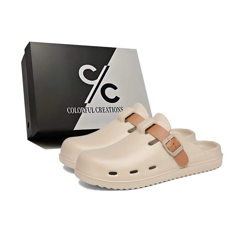 Мужские сандалии EVA Quiet, устойчивые к запахам, износостойкие, нескользящие, с закрытым носком Colorful Creations, Khaki
Мужские сандалии EVA Quiet, устойчивые к запахам, износостойкие, нескользящие, с закрытым носком Colorful Creations, Khaki