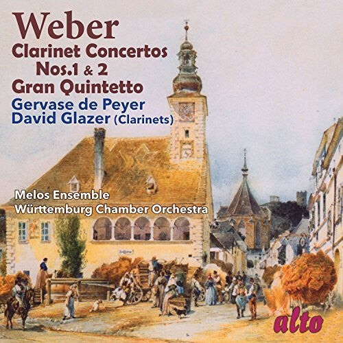 CD диск Weber / Glazer, David / Gervase De Peyer: Clarinet Concertos Nos. 1 & 2 / Gran Quintetto
CD диск Weber / Glazer, David / Gervase De Peyer: Clarinet Concertos Nos. 1 & 2 / Gran Quintetto