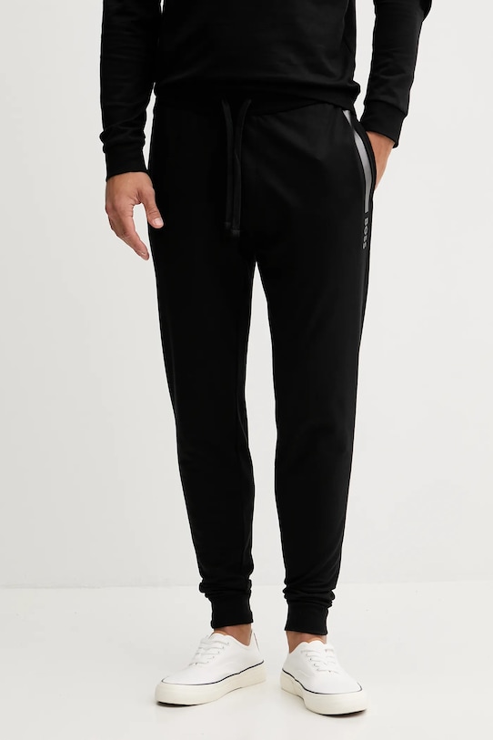 Хлопковые брюки для дома Boss, черный
Хлопковые брюки для дома Boss, черный