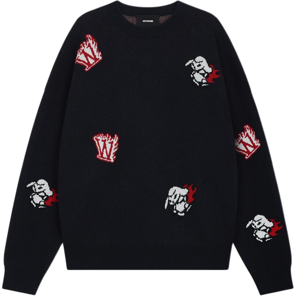 WE11DONE Свитер унисекс морской синий
WE11DONE Свитер унисекс морской синий