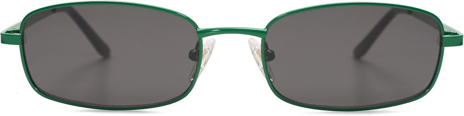Солнцезащитные очки SOJOS маленького размера, прямоугольной формы, для женщин и мужчин, в стиле ретро 80-х, 90-х, Y2K, узкие, тонкие, облегающие, модель SJ1187, Green/Grey
Солнцезащитные очки SOJOS маленького размера, прямоугольной формы, для женщин и мужчин, в стиле ретро 80-х, 90-х, Y2K, узкие, тонкие, облегающие, модель SJ1187, Green/Grey