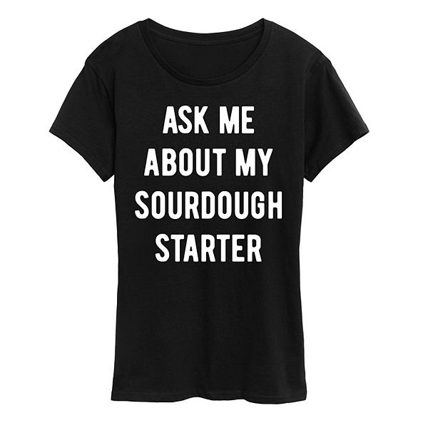 Футболка с принтом Women's ask me about my sourdough starter Licensed Character, Black
Футболка с принтом Women's ask me about my sourdough starter Licensed Character, Black