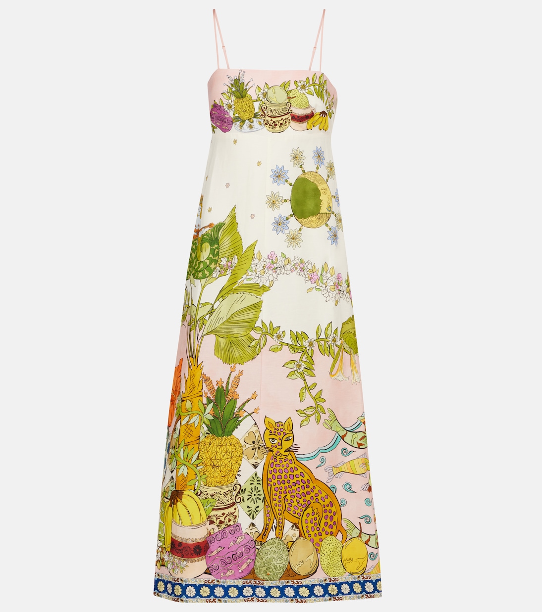 Хаки принтованный миди-сарафан из смесового льна Alémais, Hazel
Хаки принтованный миди-сарафан из смесового льна Alémais, Hazel