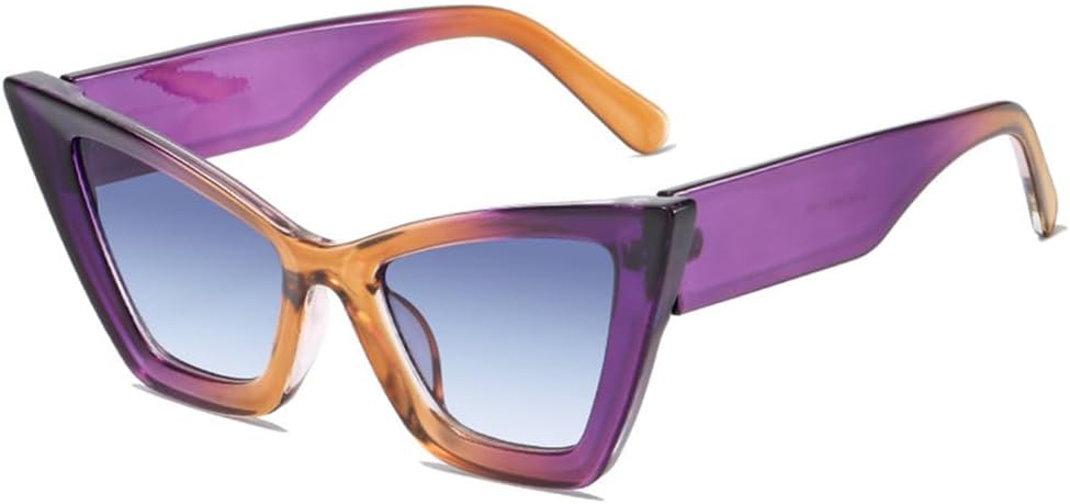 Солнцезащитные очки UV400 - увеличенные очки "кошачий глаз" с градиентной расцветкой, подходят для женщин и мужчин, для бега и занятий спортом на открытом воздухе UYPTK, Purple Tea Grey
Солнцезащитные очки UV400 - увеличенные очки "кошачий глаз" с градиентной расцветкой, подходят для женщин и мужчин, для бега и занятий спортом на открытом воздухе UYPTK, Purple Tea Grey