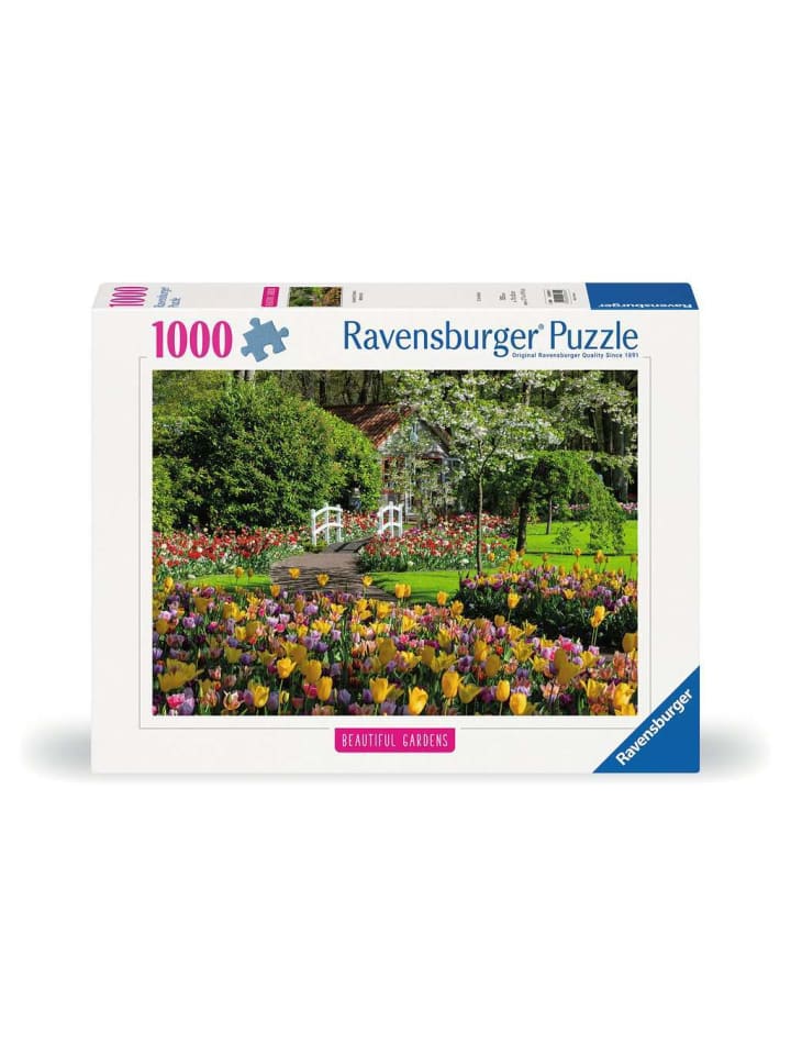 Пазл Ravensburger из 1000 деталей, сады Кекенхоф, Нидерланды, в цвете
Пазл Ravensburger из 1000 деталей, сады Кекенхоф, Нидерланды, в цвете