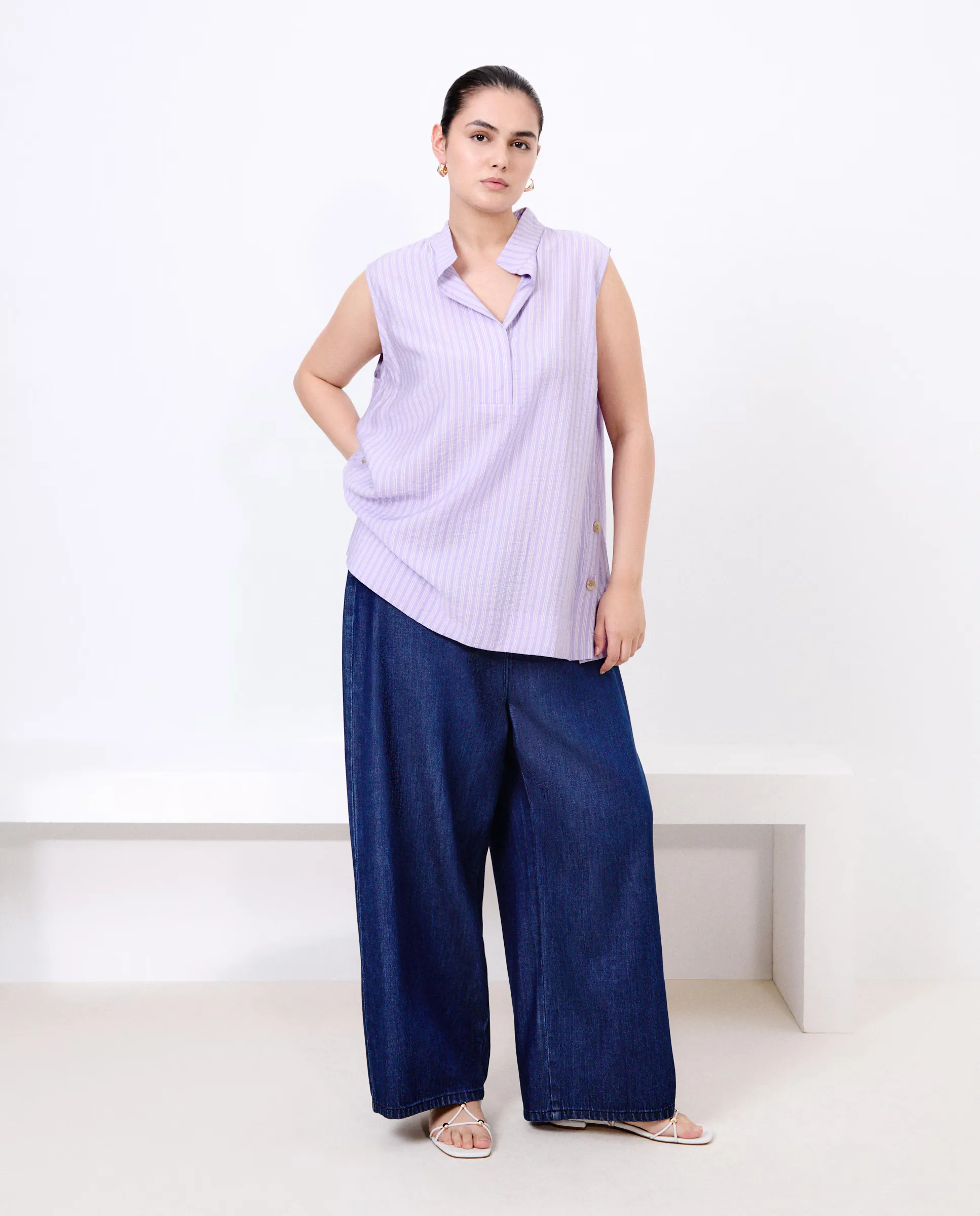 Женская блузка без рукавов с принтом Couchel, розовый
Женская блузка без рукавов с принтом Couchel, розовый