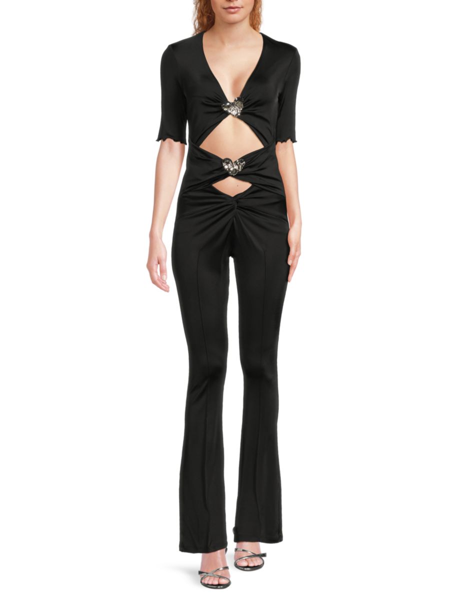 Украшенный комбинезон с вырезами от Carson Et Ochs, черный
Украшенный комбинезон с вырезами от Carson Et Ochs, черный