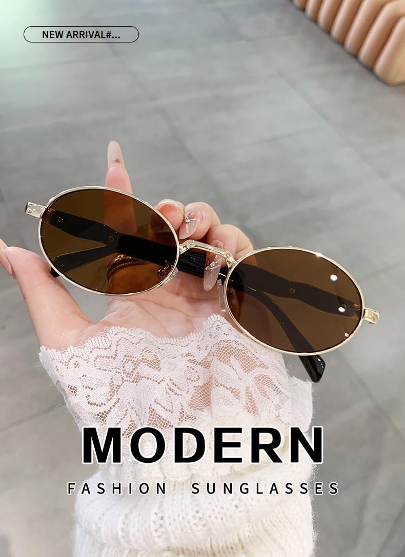 Металлические овальные солнцезащитные очки, небольшая индивидуальная оправа для повседневного ношения, европейский и американский стиль с премиальной отделкой GDKPJDT, 8
Металлические овальные солнцезащитные очки, небольшая индивидуальная оправа для повседневного ношения, европейский и американский стиль с премиальной отделкой GDKPJDT, 8