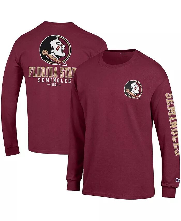 Мужская футболка Garnet Florida State Seminoles Team Stack с длинным рукавом Champion
Мужская футболка Garnet Florida State Seminoles Team Stack с длинным рукавом Champion