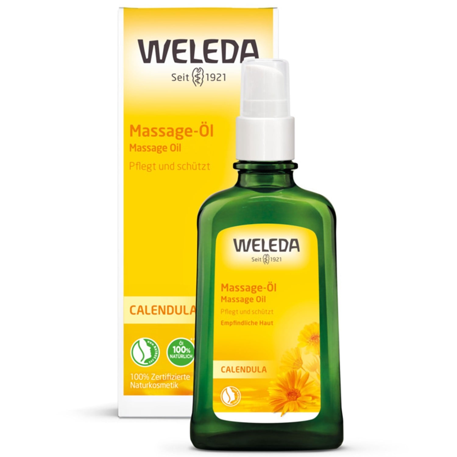 Масло для тела calendula massage-öl Weleda, объем 100 мл
Масло для тела calendula massage-öl Weleda, объем 100 мл