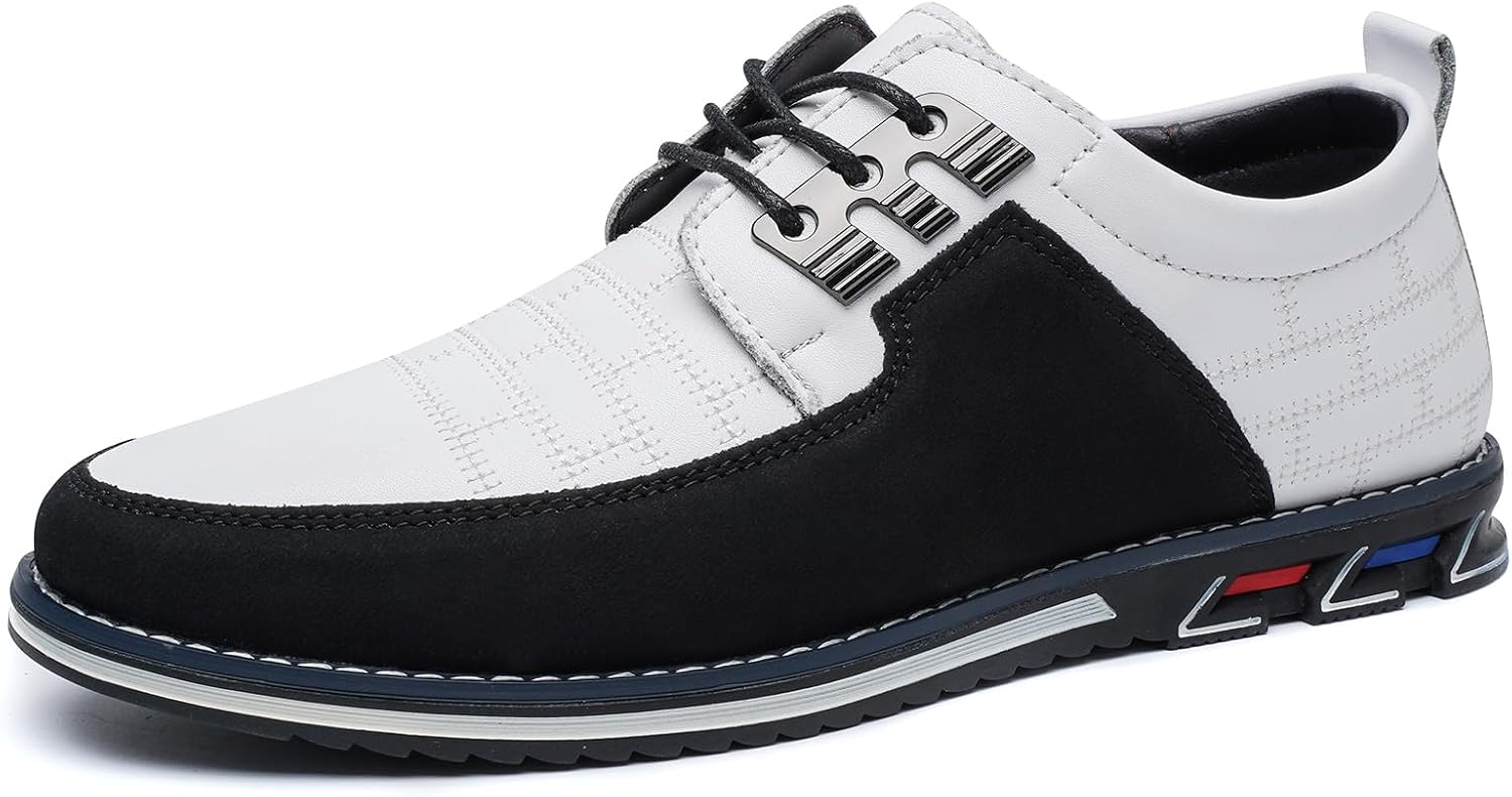 Мужские оксфорды повседневные бизнес туфли с шнуровкой, кожаные лоферы, модные кроссовки, дышащие, удобные, для офиса, работы, прогулок и вождения Gsohino, белый
Мужские оксфорды повседневные бизнес туфли с шнуровкой, кожаные лоферы, модные кроссовки, дышащие, удобные, для офиса, работы, прогулок и вождения Gsohino, белый