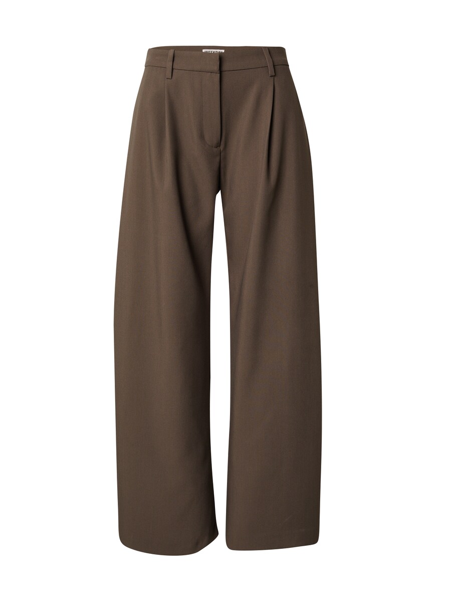 Широкие брюки со складкой спереди WEEKDAY Dara, темно-коричневый
Широкие брюки со складкой спереди WEEKDAY Dara, темно-коричневый