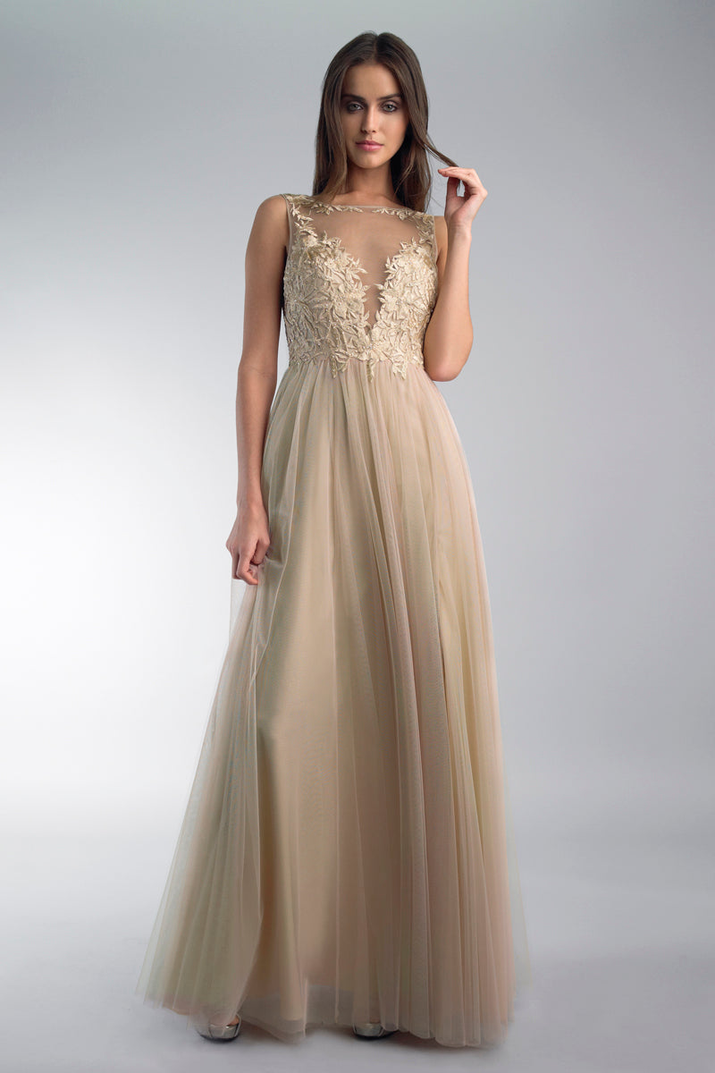 Вышитое платье без рукавов Basix Black Label, Champagne
Вышитое платье без рукавов Basix Black Label, Champagne