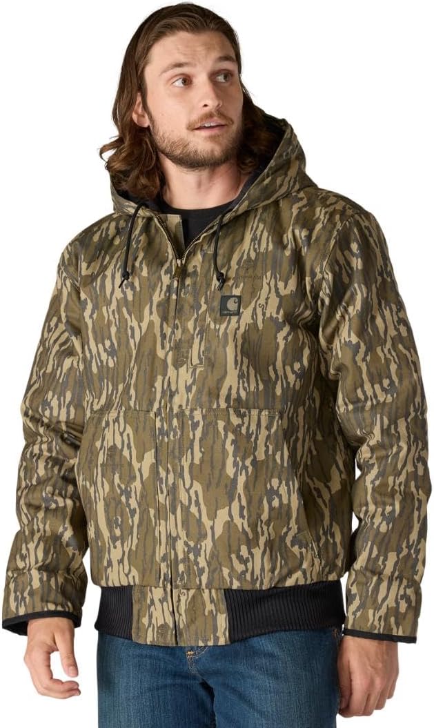 Carhartt мужская утепленная куртка Rugged Flex Duck Loose Fit в камуфляже Camo Active Jac, Mossy Oak Bottomland Camo
Carhartt мужская утепленная куртка Rugged Flex Duck Loose Fit в камуфляже Camo Active Jac, Mossy Oak Bottomland Camo