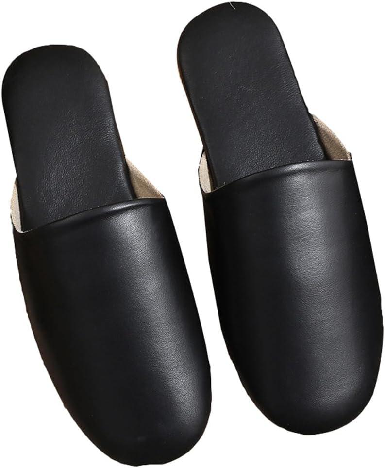 Домашние тапочки Yafirgeer из натуральной кожи для женщин и мужчин, роскошные однотонные сандалии, противоскользящие, для дома и улицы, черный
Домашние тапочки Yafirgeer из натуральной кожи для женщин и мужчин, роскошные однотонные сандалии, противоскользящие, для дома и улицы, черный