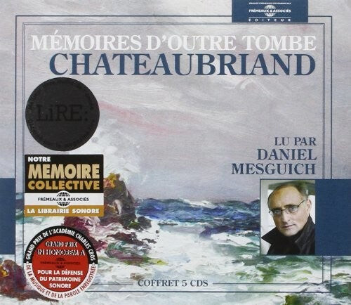 CD диск Chateaubriand / Mesguich, Daniel: Memoires D'Outre Tombe
CD диск Chateaubriand / Mesguich, Daniel: Memoires D'Outre Tombe