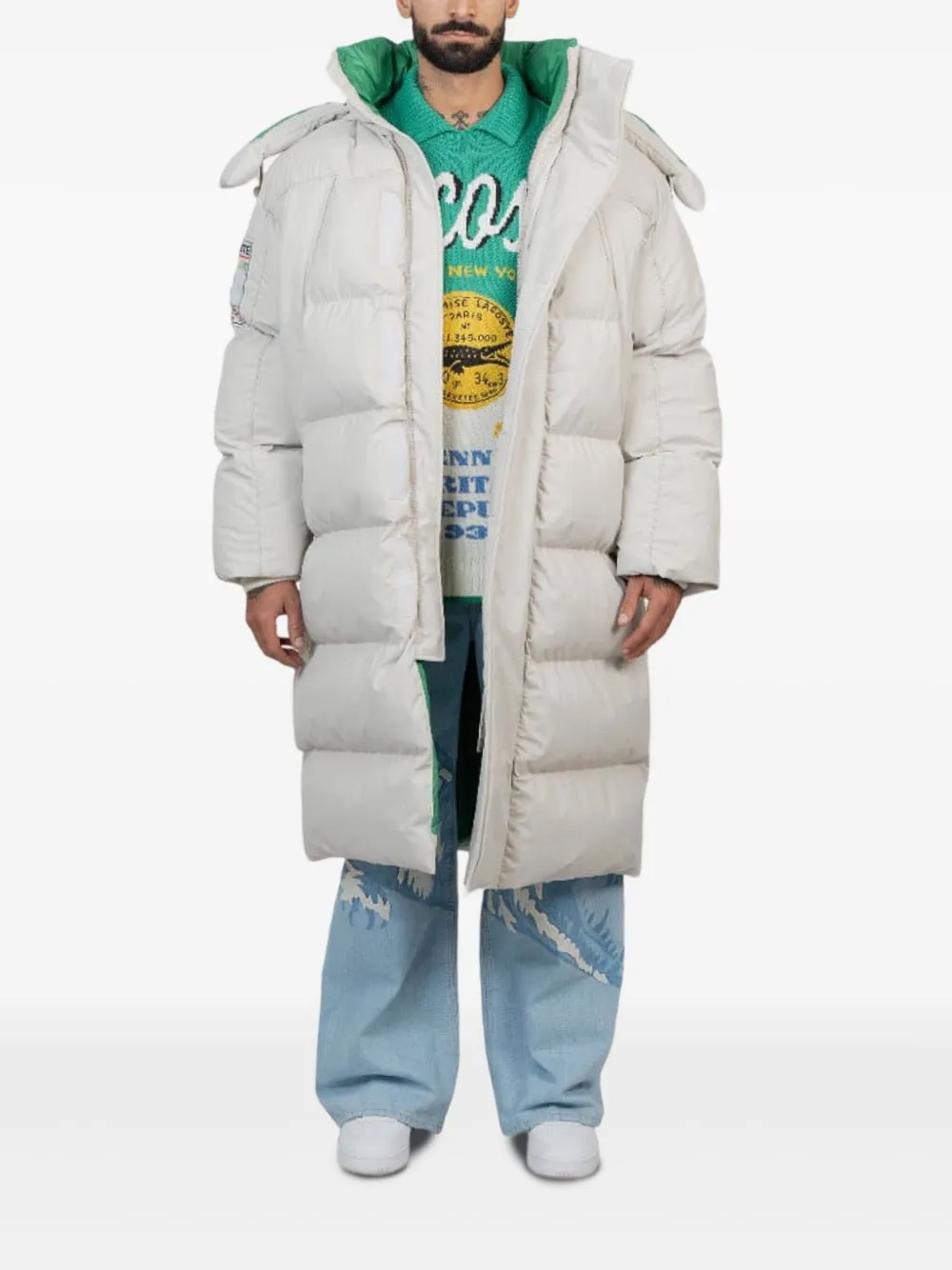 Стеганая куртка с аппликацией логотипа Lacoste, серый
Стеганая куртка с аппликацией логотипа Lacoste, серый