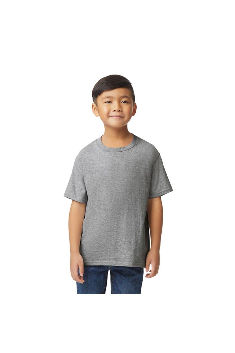 Футболка Softstyle средней плотности Gildan, серый 
Футболка Softstyle средней плотности Gildan, серый