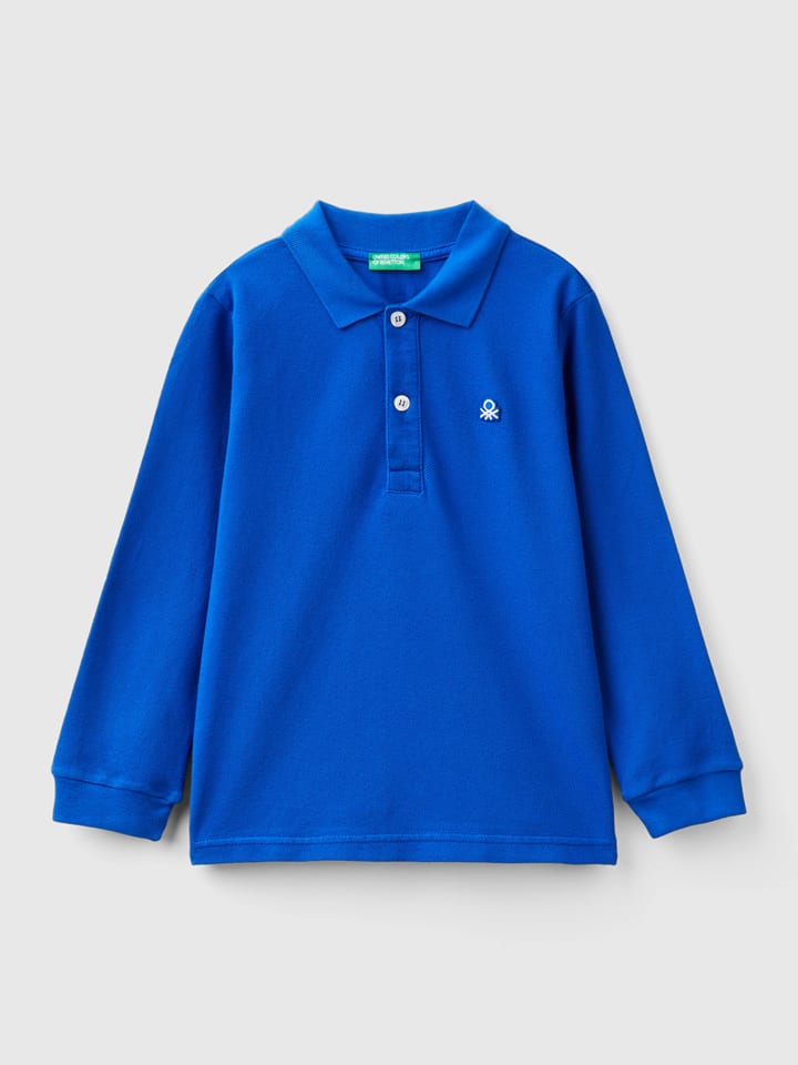 Рубашка-поло Benetton, синий
Рубашка-поло Benetton, синий