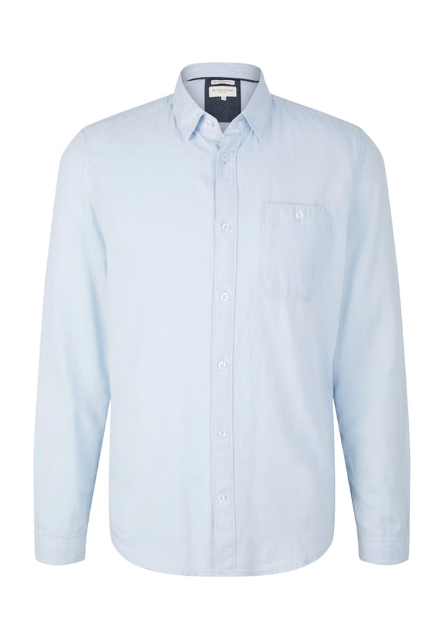 Повседневная рубашка с длинным рукавом и воротником-стойкой нагрудный карман Tom Tailor, голубой
Повседневная рубашка с длинным рукавом и воротником-стойкой нагрудный карман Tom Tailor, голубой