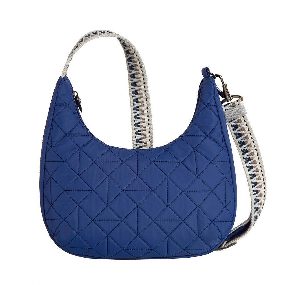 Женская противоугонная сумка через плечо с напуском в стиле бохо Travelon, цвет Lush Blue, Синий, Женская противоугонная сумка через плечо с напуском в стиле бохо Travelon, цвет Lush Blue 
Женская противоугонная сумка через плечо с напуском в стиле бохо Travelon, цвет Lush Blue, Синий, Женская противоугонная сумка через плечо с напуском в стиле бохо Travelon, цвет Lush Blue