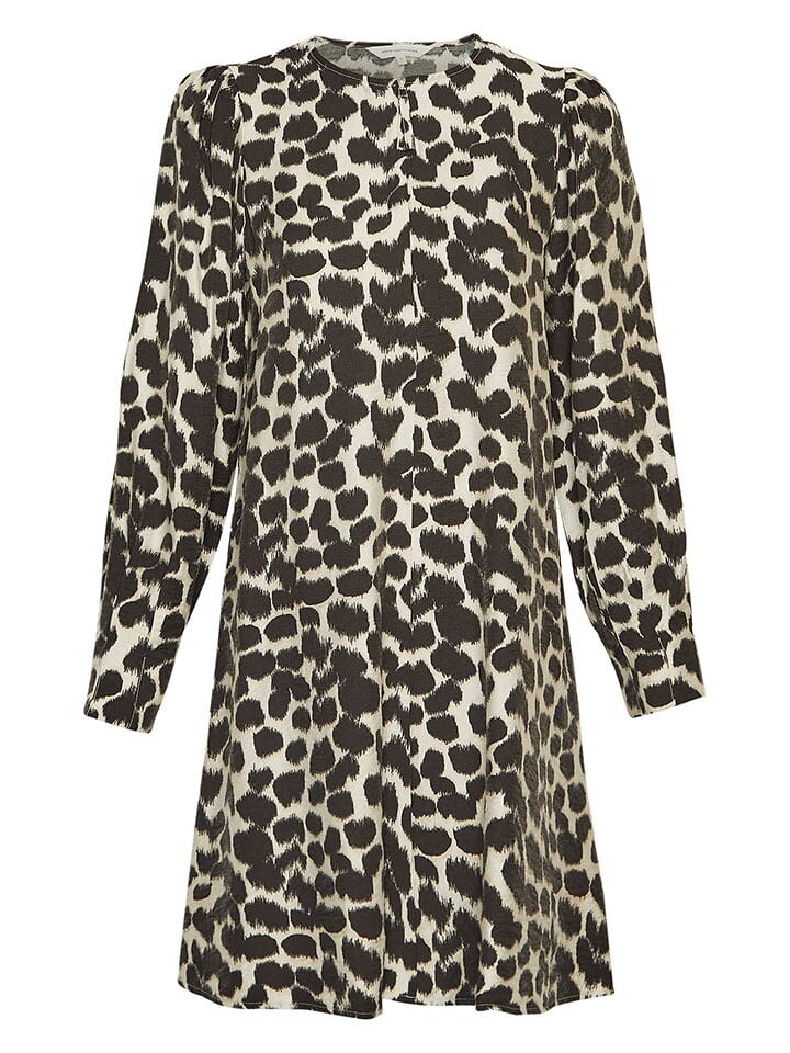 Платье до колена MOSS COPENHAGEN Kleid Ottelie, цвет Schwarz/Creme 
Платье до колена MOSS COPENHAGEN Kleid Ottelie, цвет Schwarz/Creme