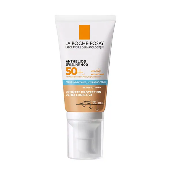 Тонированный увлажняющий солнцезащитный крем Anthelios Uv-Mune 400 Crema Hidratante Spf50 Color La Roche Posay, 50 ml
Тонированный увлажняющий солнцезащитный крем Anthelios Uv-Mune 400 Crema Hidratante Spf50 Color La Roche Posay, 50 ml