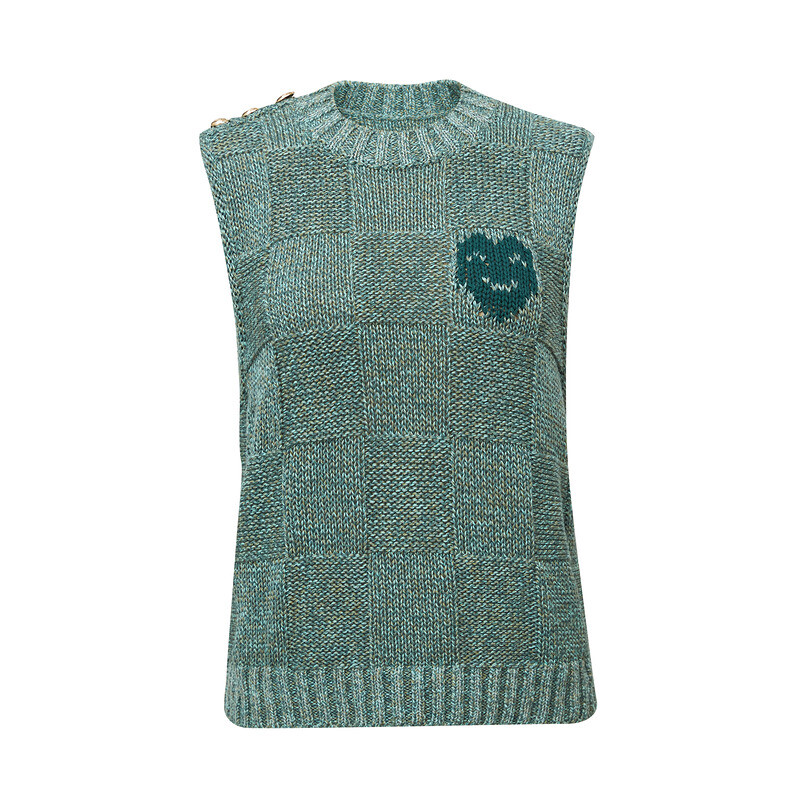 Вязаный жилет Deep Breath с узором, абрикос
Вязаный жилет Deep Breath с узором, абрикос