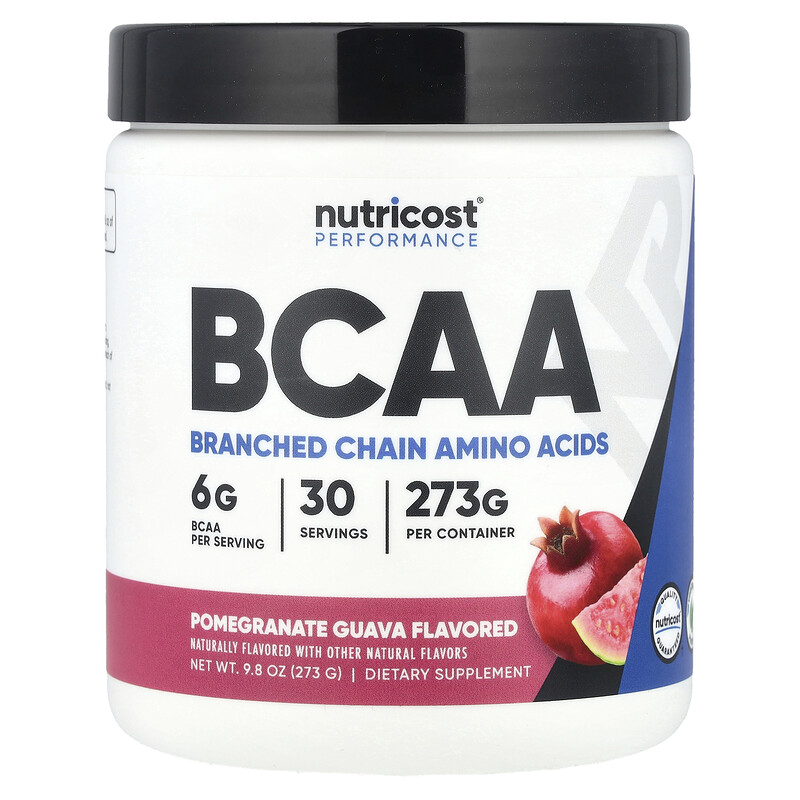 Nutricost, Performance, BCAA, гранатовая гуава, 273 г (9,8 унции)
Nutricost, Performance, BCAA, гранатовая гуава, 273 г (9,8 унции)